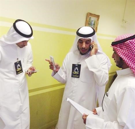 اعضاء القائمة خلال التسجيل ﻿