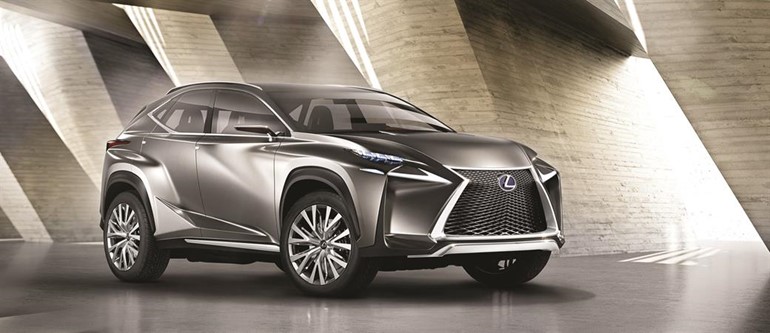 «لكزس» تزيح الستار عن الكروس أوفر LF-NX