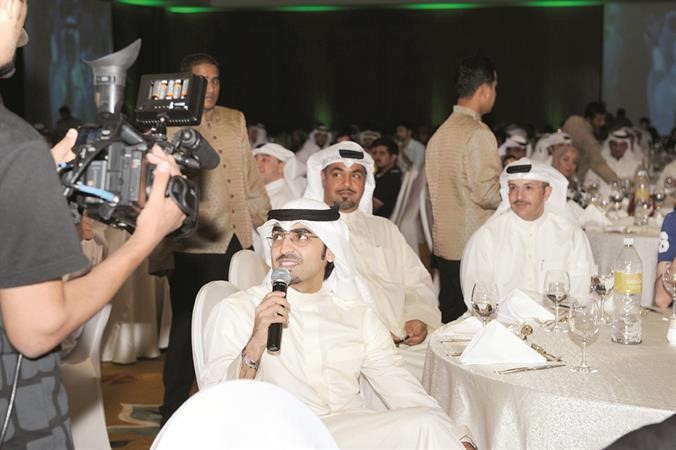 عبدالله بوفتين خلال الحفل