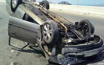 إصابة عروس ووفاة والدها في حادث انقلاب أثناء التوجه لزفافها من الكويت الى حفر الباطن