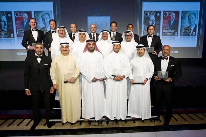 بوخمسين يتوسط الفائزين في جوائز مجلة CEO الشرق الاوسط للعام 2013﻿