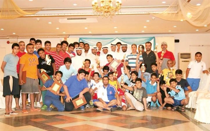 لاعبو المراحل السنية لنادي الكويت لكرة الطائرة ﻿