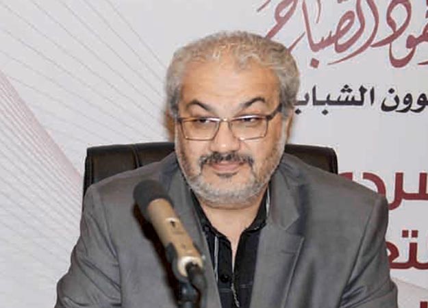 المخرج حسين المفيدي في المؤتمر الصحافي