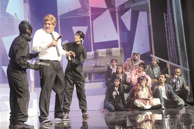 مشهد من مسرحية درب السلامة