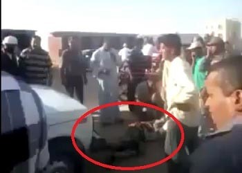 بالفيديو..لحظة استشهاد جنود الجيش المصري بعد استهداف سيارتهم 
