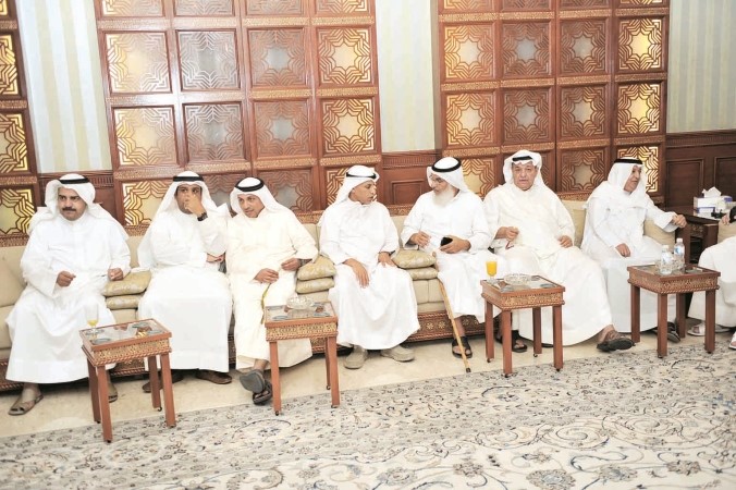 عدد من الحضور ويبدوالزميل نايف شرار﻿