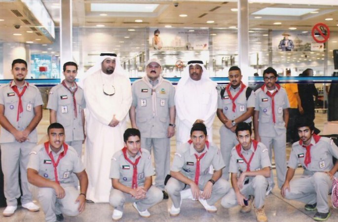 الوفد الكشفي المشارك﻿