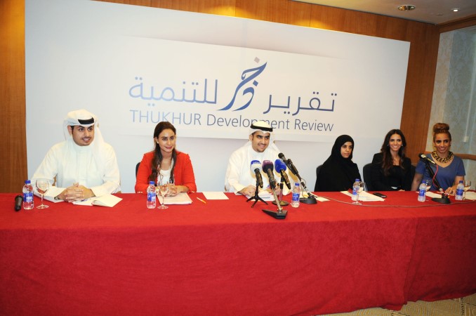  المتحدثون في المؤتمر نور العبدالرزاق ولولوة المنيفي ودانة الحمادي وعبدالوهاب الرشيد ونورة القبندي وحمود سلمان الصباحقاسم باشا﻿