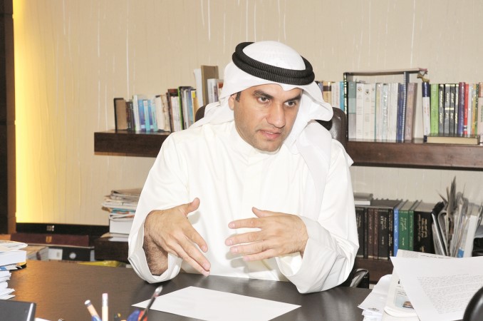مرشح الدائرة الرابعة عبدالله الكندري متحدثا عن رؤيته للمرحلة المقبلة سعود سالم