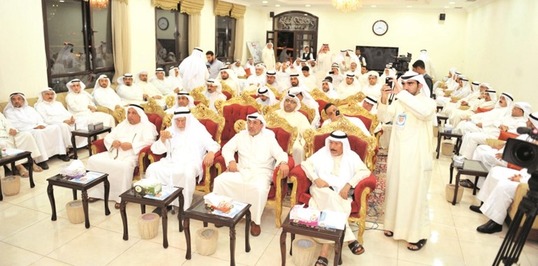 جانب من الحضور في ندوة المرشح حسن كمال