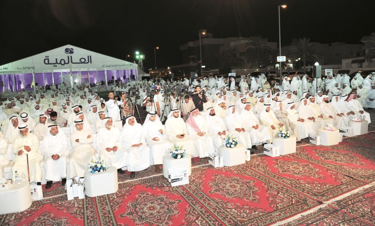 حضور غفير من ناخبي الدائرة الرابعة في افتتاح المقر الانتخابي لمرشحهم عبدالله الكندري هاني عبدالله
