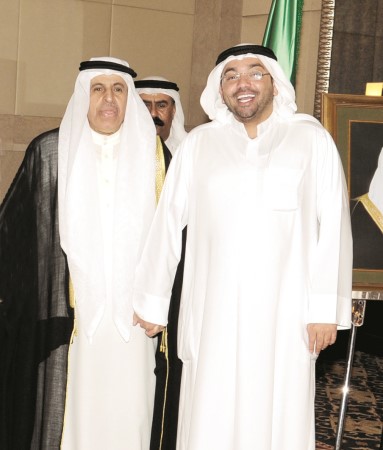 رئيس التحرير الزميل يوسف خالد المرزوق مهنئا السفير السعودي