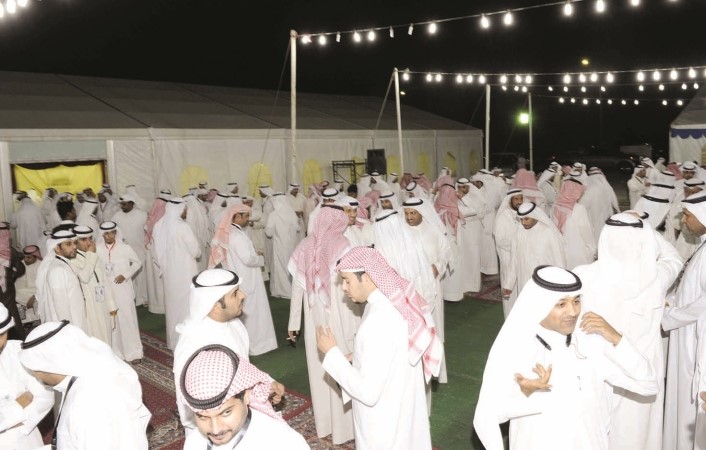 جانب من الحضور في حفل الافتتاح﻿