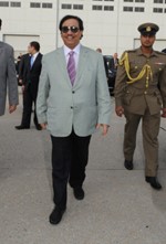 ممثل الامير سمو رئيس الوزراء الشيخ جابر المبارك قبيل مغادرته نيويورك﻿