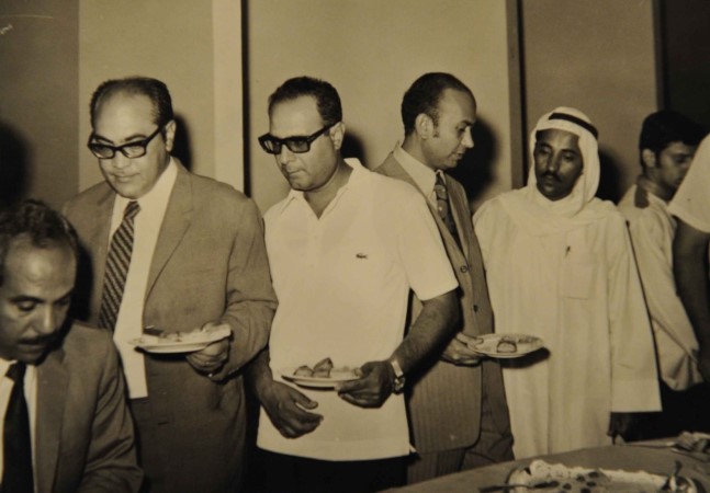 عبدالرحمن الدعيج في حفل توديع احد الموظفين في الاشغال
