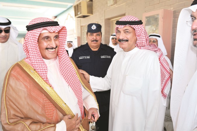 الشيخ دابراهيم الدعيج وفهد اللميع