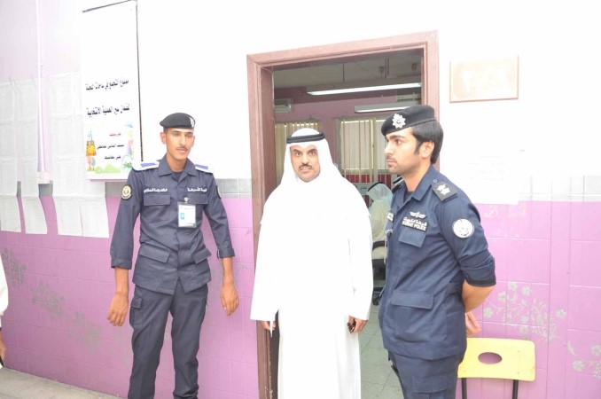 طلال القحص بعد ان ادلى بصوته
