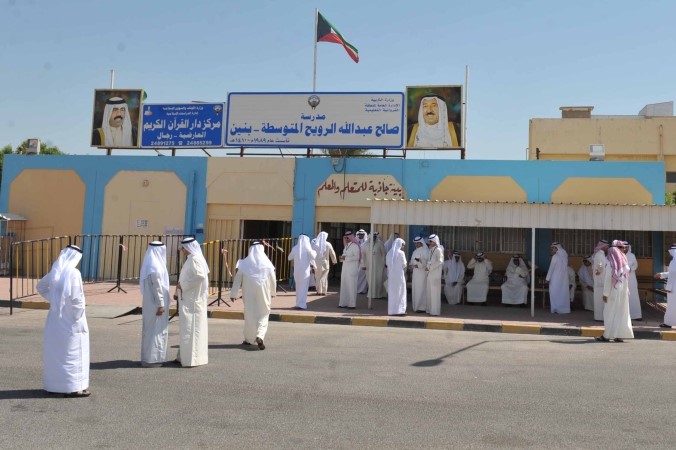 حضور متواضع على احد مقرات الاقتراع في الدائرة السابعة﻿