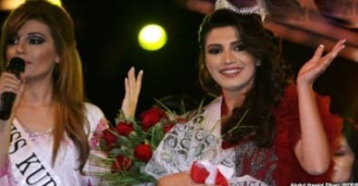 بالفيديو.. تتويج ملكة جمال كردستان العراق لعام 2013