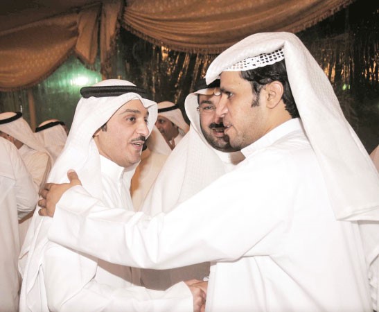 نايف السور يتلقى التهاني