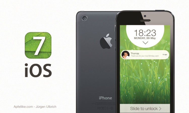تغيير حجم النصوص في iOS7