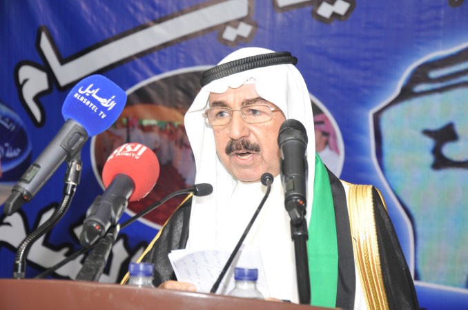 سلطان بن حثلين ملقيا كلمته﻿
