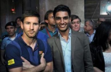 ماذا قال ميسي لعساف حين التقيا ؟