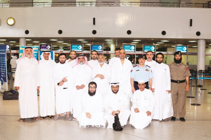 جانب من المشاركين في الرحلة ﻿