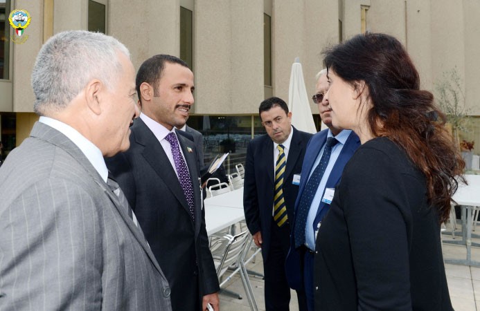 الرئيس مرزوق الغانم وعضوة برلمان البانيا