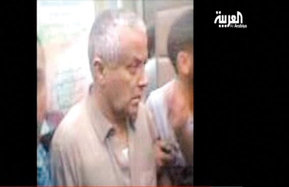 صورة تلفزيونية لرئيس الوزراء الليبي بثت اثناء اختطافه