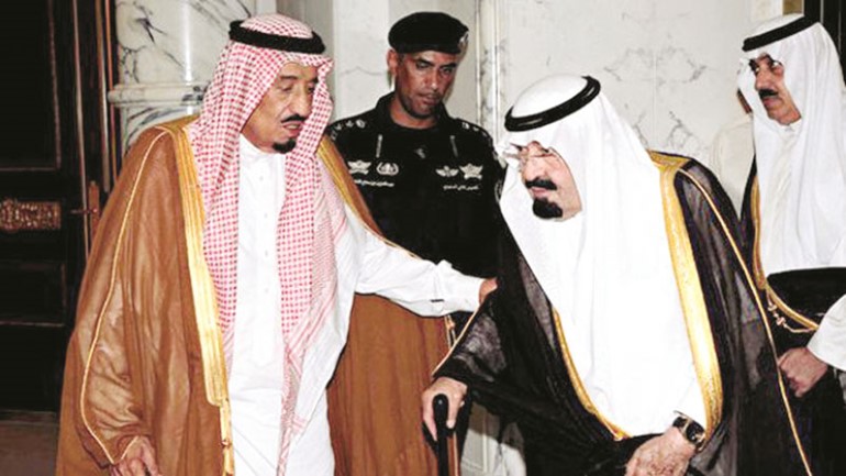 خادم الحرمين الشريفين الملك عبدالله بن عبدالعزيز وولي عهدهصاحب السمو الملكي الامير سلمان بن عبدالعزيز﻿