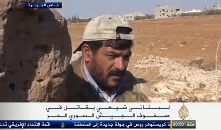 بالفيديو.. أبو علي لبناني شيعي يقاتل بصفوف الجيش الحر.. بعدما قاتل اسرائيل في حرب تموز