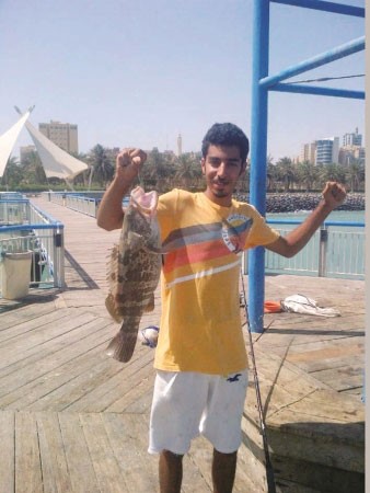 الشايجي: أسماك أسكلة المركز العلمي.. متنوعة