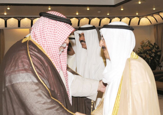 الشيخ احمد الخالد مهنئا صاحب السمو الامير 