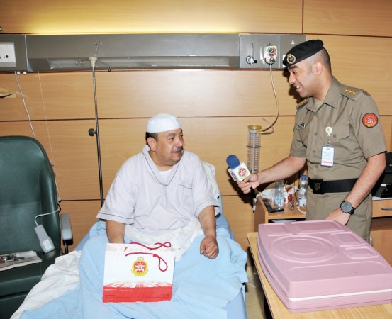 الاطمئنان على صحة احد المرضى﻿