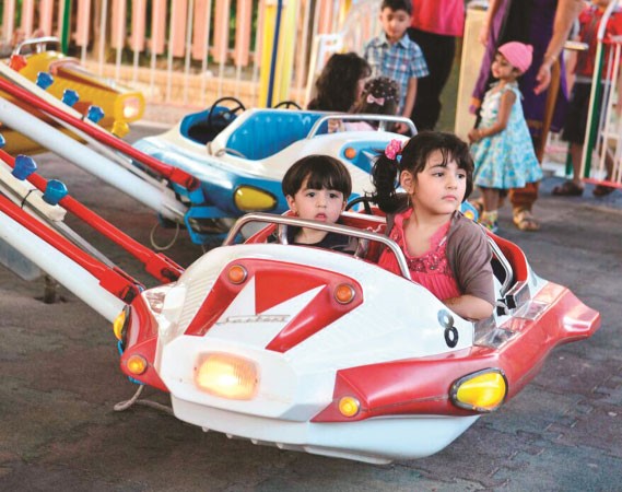  وناسة الاطفال في المدينة الترفيهية﻿