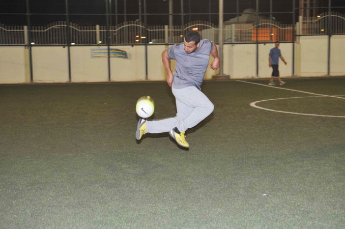 جانب من احدى المباريات﻿