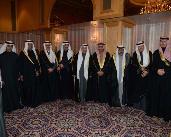 لقطة تجمع السفير احمد فهد الفهد ومصطفى بودي وجاسم الخرافي وعلي الغانم واحمد بهبهاني والشيخ خالد البدر واحمد الحمد﻿