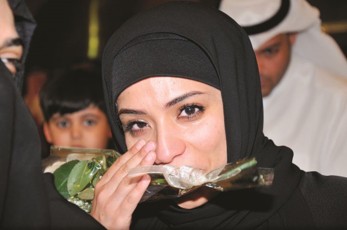 الورود في انتظار الحجاج