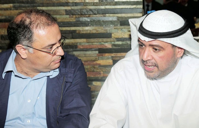 الشيخ احمد الفهد يتحدث للزميل ناجي شربل ﻿