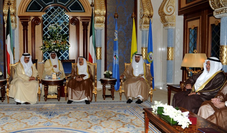 صاحب السمو الامير خلال لقائه د ماجد بن علي النعيمي