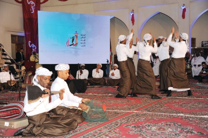 جانب من الفقرات التراثية للفرقة السعودية﻿