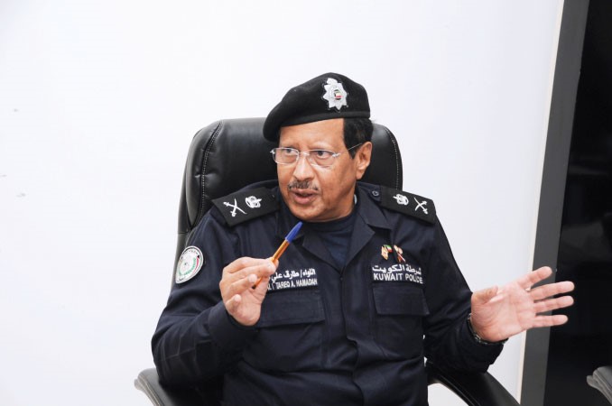 مدير عام مديرية ﻿﻿امن العاصمة اللواء طارق حمادة﻿