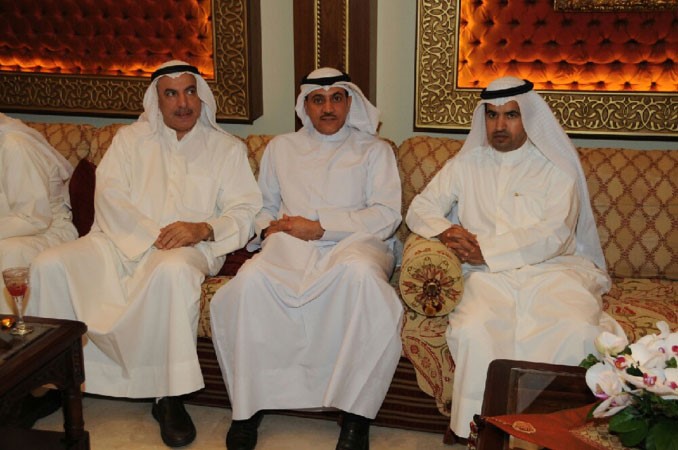 سيف العازمي وسالم الاذينة وفيصل الشايع ﻿