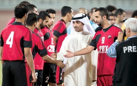 مباراة القادسية وخيطان شهدت اعتزال اللاعب محمد يوسف