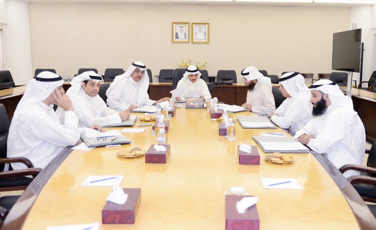رئيس مجلس الامة مرزوق الغانم مترئسا اجتماع مكتب المجلس
