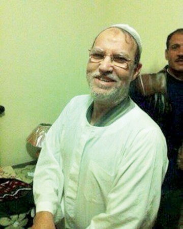 القيادي الاخواني عصام العريان لحظة القبض عليه