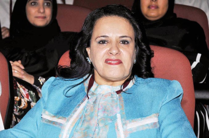 فاطمة الامير خلال الحفل
