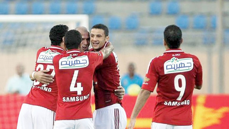 لاعبو الاهلي يختتمون استعداداتهم اليوم لملاقاة اورلاندو غدا