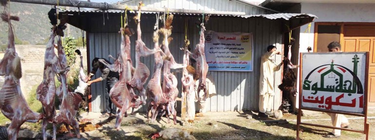 جانب من لحوم الاضاحي﻿